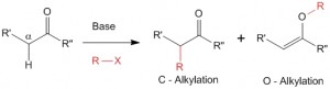 Read more about the article Chemistry of Enolates – C vs O Alkylation