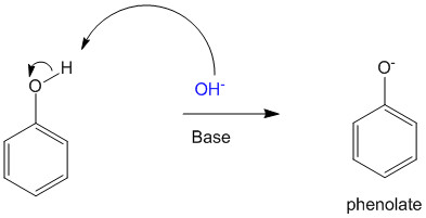 Formation of Phenolate