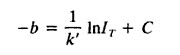 Integrating the above equation