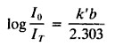 Lambert derivation in common log to the base 10