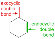 Exocyclic and Endocyclic Double Bond