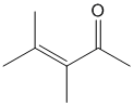 3,4-dimethylpent-3-en-2-one an alpha,beta-unsaturated ketone