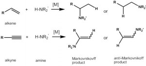 Read more about the article Hydroamination: Direct Addition of Amines to Alkenes and Alkynes