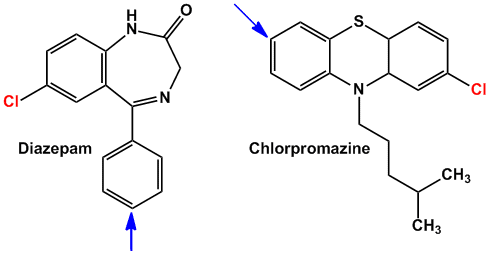Diazepam and Chlorpromazine