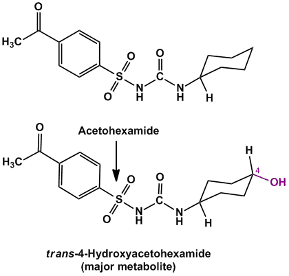 Metabolism of Acetohexamide